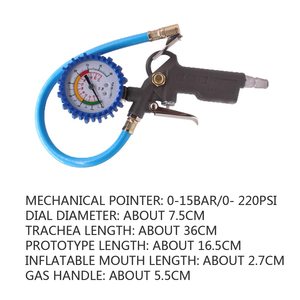 Pompe à air portable professionnelle pour pneus, compresseur manuel robuste avec manomètre, 151-250 PSI DP-203 DP-203 DP-203 DP-203 - Product Image 3