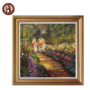 ภาพวาดสีน้ำมันจำลองงานศิลปะของโมเนต์บนผ้าลินินโดยช่างจิตรฝีมือดี - Product Image 1