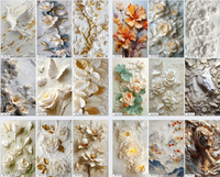 Papier peint 3D de haute qualité, autocollant mural pour la décoration de la maison, pour le salon, le mur derrière la télévision et les applications de cuisine/salle de bain