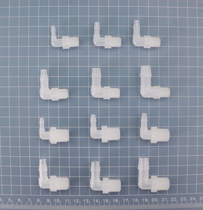 1/4 1/8 inch NPT PVC Ống chủ đề Hose Tail End <span class=keywords><strong>barb</strong></span> 90 độ khuỷu tay nam nữ ren cấp thực phẩm phù hợp - Product Image 2