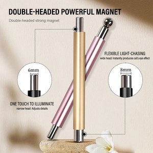 Varilla Magnética para Uñas <span class=keywords><strong>con</strong></span> Cuentas de <span class=keywords><strong>Vidrio</strong></span> Magnéticas Fuertes, Efecto Ojo de Gato Rosa, Nuevo Esmalte de Uñas, Herramienta Magnética de Doble Cabeza - Product Image 3