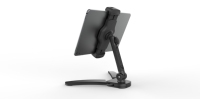 Support de téléphone mobile réglable rotatif à 360 degrés, support de bureau flexible en métal de luxe ABS, support mural pour tablette PC