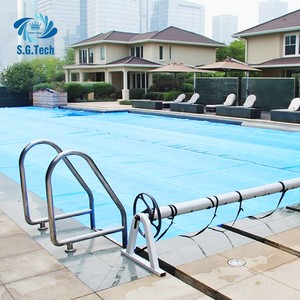 Couverture solaire à bulles pour <span class=keywords><strong>piscine</strong></span> Water Crown, haute qualité, film PE 400 <span class=keywords><strong>500</strong></span> 600 <span class=keywords><strong>microns</strong></span>, installation rapide et facile, certifiée CE - Product Image 2