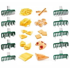 <b>Plastic</b> Multi-Purpose Noodle Maker 9-Wheel Roller Dough Cutter for Pasta Noodles Dough Pastry <b>Kitchen</b> Cooking Baking Aid - Product Image 5