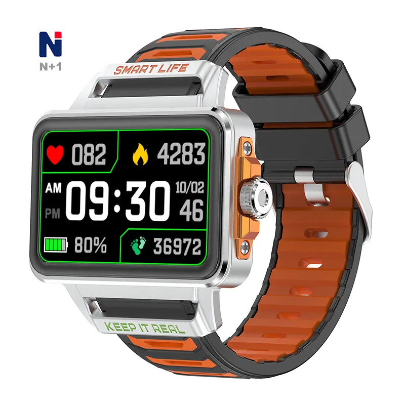 Jam tangan pintar IMFitPro, arloji Cerdas olahraga NHJ09 untuk mengemudi, aplikasi IMFitPro kelas atas 2024