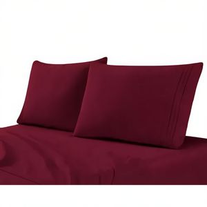 Ensemble de draps 10 pièces, 2000 fils, taille double, drap-housse uni, ensemble de literie pour la maison - Product Image 1