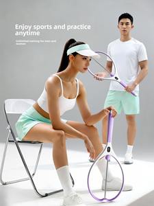 Nouvelle Arrivée RS : Raquette d'entraînement de <span class=keywords><strong>tennis</strong></span> avec couche interne à flux linéaire et lumière LED, équipement portable d'entraînement solo avec compteur - Product Image 6