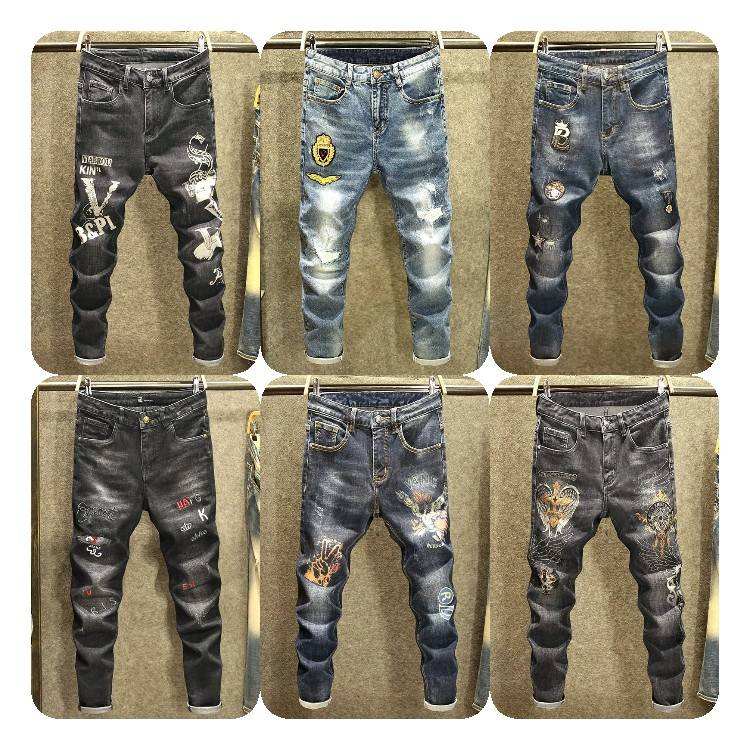 Black, white, red, grey, blue, etc