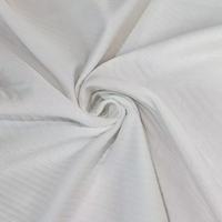 Tissu Jacquard Tricoté DTY 100% Polyester Blanc Brillant Personnalisé, Résistant à l'Abrasion, Extensible, pour Matelas et Textiles de Maison
