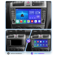 Mercedes-Benz Classe C 04-11 W203 W209 Navigation 8 pouces Android 8 lecteur MP5 GPS image inversée USB écran tactile tableau de bord TV