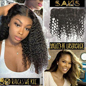 CDYHAIR 13*4 Ondas de Agua HD Transparente para Cierre de Cabello Pequeño, Pelucas de Cabello Humano Remy Brasileño 100% Natural de 8-20 Pulgadas - Product Image 3