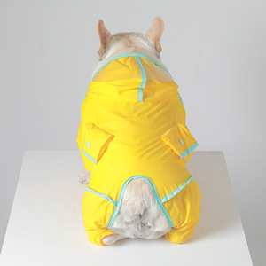 Imperméable réglable pour animaux de compagnie, poncho léger à capuche, veste pour chiens - Product Image 3