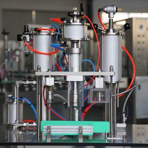 Machine de remplissage d'aérosol pour gaz <span class=keywords><strong>lacrymogène</strong></span> semi-automatique pneumatique 500 ml Utilisation pour les boissons et les produits chimiques - Product Image 5