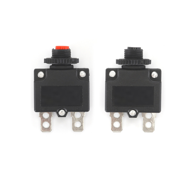 Circuit Breaker 10A-12A Resettable Overload Protector with Thermal Voltage Protection