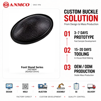 Base de Plástico PVC de 12 mm, Modelo AM7960A, con Soporte Protector para Muebles, Accesorios y Ensamblajes, Suministro OEM Personalizado