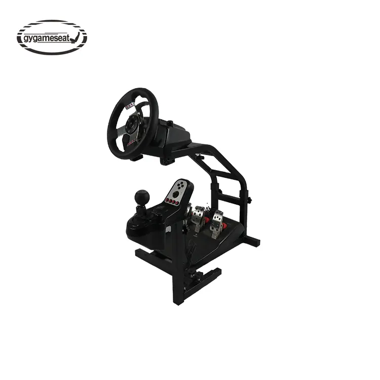 Pabrik asli hitam balap ps4 roda kemudi berdiri kokpit lipat Simulator thrust mengemudi permainan bingkai tempat duduk