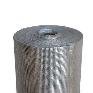 Factory outlet Woven aluminium foil/heat insulation fabrics/woven fabric laminated aluminium foil