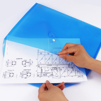 Vente flash : Classeur de documents transparent A4 FC en PP avec poche pour étiquette, pour enseignants, fournitures scolaires et de bureau