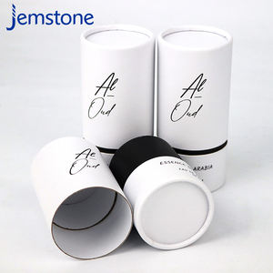 Tube en carton artisanal en gros, imprimé en CMJN, boîte cylindrique pour flacon de parfum de 50 ml, emballage en tube de papier pour huile essentielle - Product Image 6
