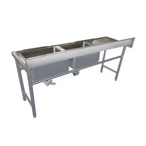 Equipo de cocina para restaurante, fregadero de cocina plano, Doble Estrella, alta calidad, 304 - Product Image 3