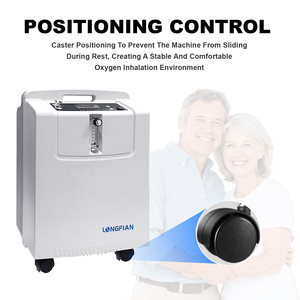 Concentrateur d'oxygène médical LONGFIAN JAY-5KW 5L, ultra silencieux 40 dB, pureté 93%±3%, fonctionnement continu 24h/24, compatible BiPAP - Product Image 4