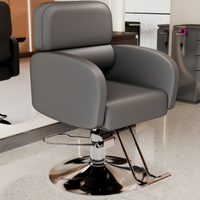 Mobilier de salon de coiffure Chaise de coiffure professionnelle Chaise de salon de coiffure marron Chaise de coiffure Fauteuil de coiffure