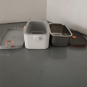 Heated Thermal <b>Insulated</b> Stainless Steel Portable Electric <b>Lunch</b> <b>Boxes</b> for School Kids Bento for Adult - Product Image 1