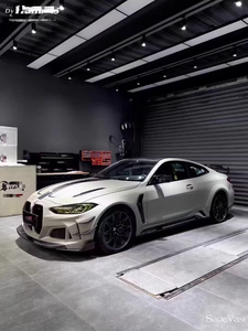 Lớn cơ thể Kit cho BMW M3 M4 G80 g82 nâng cấp <span class=keywords><strong>Darwin</strong></span> phong cách sợi carbon cản trước, cản sau, động cơ mui xe - Product Image 4