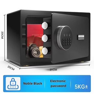 Nhỏ H20cm Nhà Văn Phòng & Khách Sạn Wifi Mật Khẩu An Toàn Trẻ Em Của Ngân Hàng Vault Với Điện Tử Kỹ Thuật Số & Key Khóa Cho Lưu Trữ An Toàn - Product Image 3