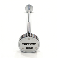 Barre de musculation TOPTONS, barre droite pour la musculation, barre à levier à manivelle, prix avantageux