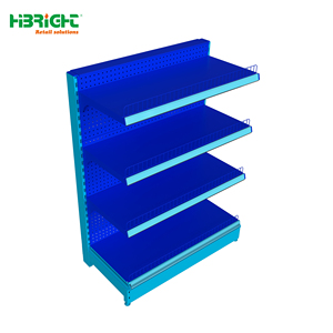 Heavy Duty <b>Metal</b> Gondola Shelf Adjustable Retail Display Rack 6 Layer Supermarket Store Shelving - Product Image 3
