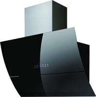 Hotte aspirante de cuisine à boîtier en cuivre auto-nettoyant, appareil électroménager, fonction latérale, installation en cheminée, évacuation de la fumée, hotte aspirante