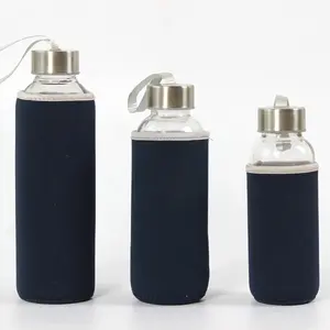 New innovation durable glass tumbler customised design glass water bottle for children for drinkware