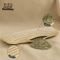 Nouveau design Tapis à gratter, Coussin pour animaux et Jouet à mordre pour chats, Jouet d'auto-entretenissement pour usage quotidien, 100% menthe pour chat