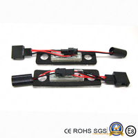 Nouvelle lampe de plaque d'immatriculation LED 12V super lumineuse Canbus sans avertissement pour Skoda Octavia MK2 Facelift 2009-2012 OEM 1Z0943021