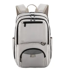 Free sample RPET Multi-pockets designer backpack large capacity travel backpack supplier bags recycle polyester laptop backpack