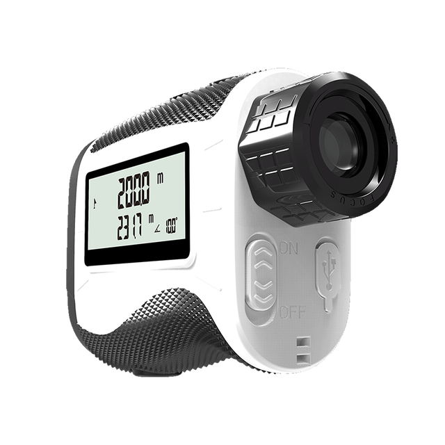 Premium Golf Laser Distance Meter With Slope Compensation USB-C Rechargeable Magnetic Mount Golf Rangefinder