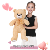 Gratis Ongkir Boneka Beruang Teddy Isi Kapas PP Lembut dan Empuk untuk Hadiah Hari Valentine, Ulang Tahun, dan Pereda Stres