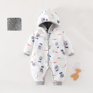 Combinaisons pour bébés TONWHAR, pyjamas pour enfants avec imprimé animal, <span class=keywords><strong>combinaison</strong></span> mignonne pour tout-petits, douce et écologique - Product Image 2
