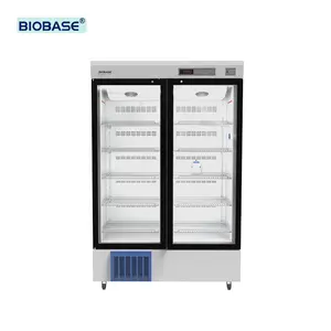 BIOBASE Réfrigérateur Prix 650L1500L Grande Capacité Double Porte 2 ~ 8 Degrés Réfrigérateur De Laboratoire