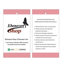 Étiquettes de perruque personnalisées bon marché Étiquette de cheveux et étiquettes Fournisseur d'étiquettes de perruque et emballage pour les ventes