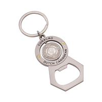 Porte-clés en métal à sublimation avec logo personnalisé porte-clés cadeau souvenir accessoires promotionnels pour montgolfière