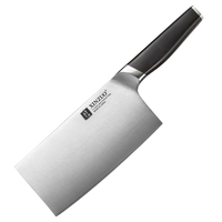 XINZUO rasoir tranchant cuisine couperet à légumes os hachoir couteau soudage 440C Composite acier inoxydable Nature bois d'ébène