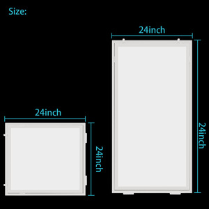 110-130lm/W Hình Chữ Nhật Chìm Led Trần Ánh Sáng 600X1200Mm Bảng Điều Khiển Đồ Đạc - Product Image 5