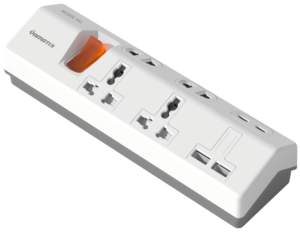 2026 New Arrivals PRIMA 13A 3000W <b>Power</b> Strip Overload Protector Multiple Extension <b>Socket</b> with 4 <b>USB</b> Fast Charge - Product Image 1
