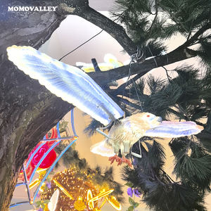 <span class=keywords><strong>Momo</strong></span> éclairage flambée fauve aigle faucon vautour LED oiseau jardin Statue IP65 évalué extérieur paysage décor noël Halloween - Product Image 1