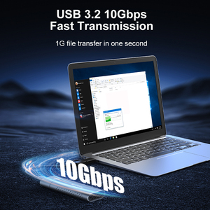 Boîtier SSD portable en aluminium personnalisé pour jeux, M.2 NVMe/PCle/SATA, avec système de refroidissement actif pour PC Macbook - Product Image 3