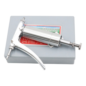Équipement vétérinaire d'injecteur médical automatique réglable de 0.1-1ml pour la seringue d'acier inoxydable de vacination de volaille et de bétail - Product Image 5