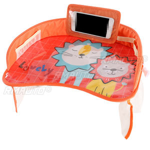 Table de siège auto portable multifonctionnelle pour bébé, plateau de sécurité pour enfant, support pour jouets, nourriture, boissons et téléphone portable - Product Image 4