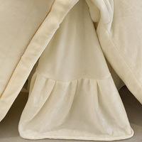 Nouvel ensemble de couette 11 pièces en velours de lait épais et chaud, brodé, pour l'automne, draps de lit double face, housses de couette, garnissage en laine